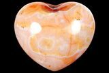 Colorful Carnelian Agate Heart #125832-1